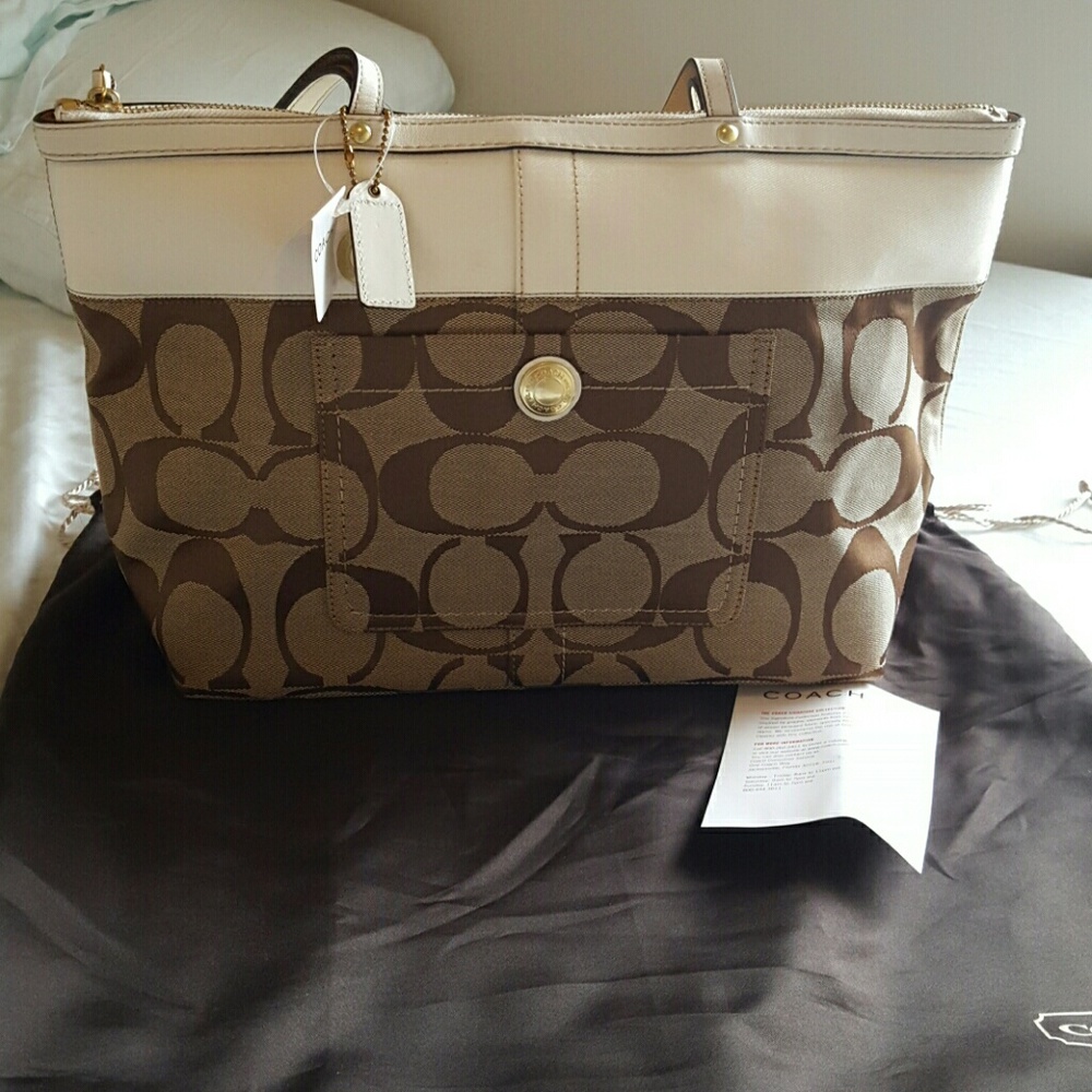 COACN SIGNTURE SLD TOTE